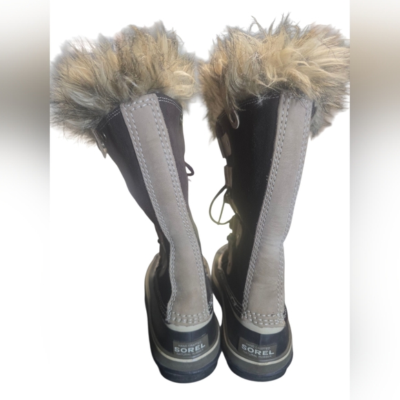 Sorel Women's Brown Joan of Arctic NL1542-248 Faux Fur Waterproof Boots Sz. 6 - Picture 5 of 8
